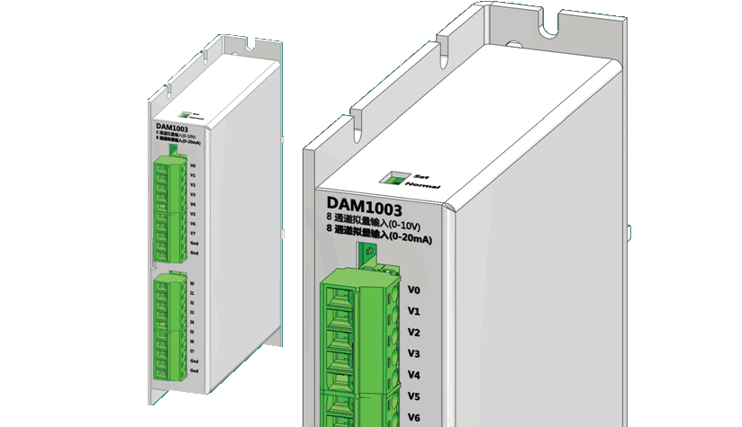 8通道±10V輸入，8通道±20mA